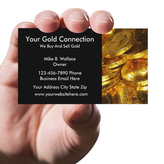 Goldkauf von Visitenkarten Visitenkarte