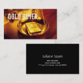 Goldkäufer Schmuck Silbermünzen Visitenkarte (Vorne/Hinten)