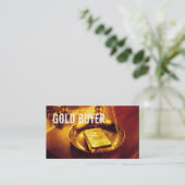 Goldkäufer Schmuck Silbermünzen Visitenkarte (Stehend Vorderseite)