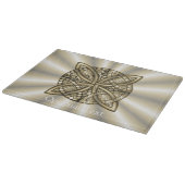 Goldkeltischer Knoten-ursprünglicher Entwurf Schneidebrett (Ecke)