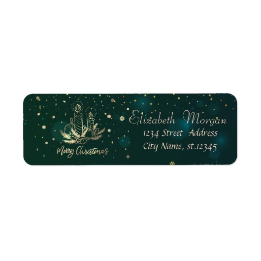 Goldkerze, Bälle, Kiefernbäume, grüne Branchen (Vorne)