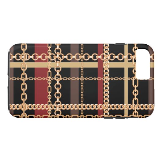 Goldkette (Imitate) Case-Mate iPhone Hülle (Rückseite (Horizontal))