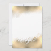 Goldkiefer-Gesellschaft Weihnachtsfest Party Einladung (Rückseite)