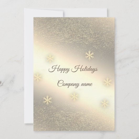 Goldkiefer-Gesellschaft Weihnachtsfest Party Einladung (Rückseite)