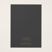 Goldkintsugi geometrische Halskette-Grafikkarte (Rückseite)