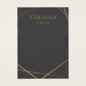 Goldkintsugi geometrische Halskette-Grafikkarte (Vorderseite)