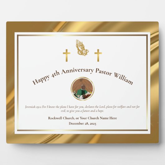 Goldkirchenbeilage zum Jubiläum Fotoplatte (Vorderseite)