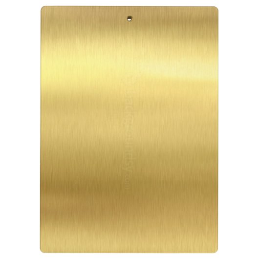 Goldklammer Klemmbrett (Rückseite)