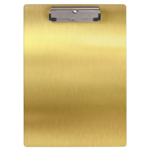 Goldklammer Klemmbrett (Vorderseite)