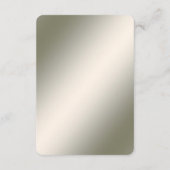 Goldklassekarte für Verzierte Rahmen Begleitkarte (Rückseite)