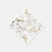Goldklassiges Marmorsteindesign Serviette (Ecke)