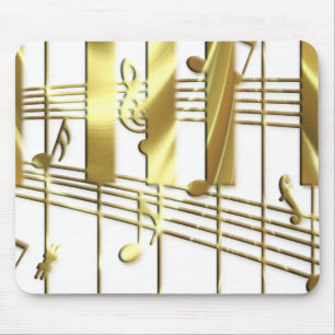Goldklavier-Tastatur Mousepad