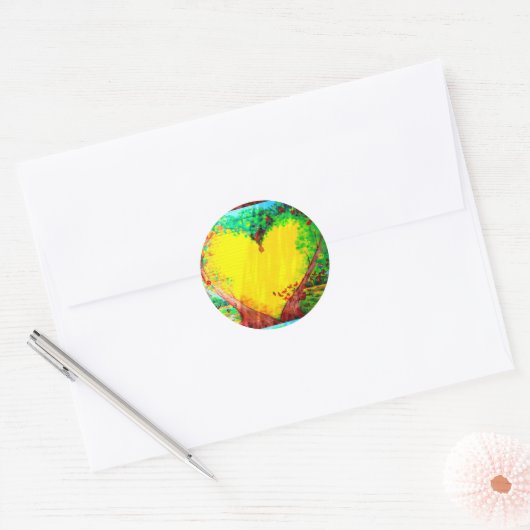 Goldkleber Runder Aufkleber (Umschlag)