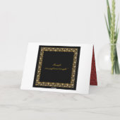 Goldklee Dankeskarte (Rückseite)