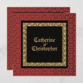 Goldklee Einladung (Vorne/Hinten)