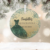 Goldkleid Ornament Aus Glas