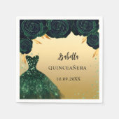 Goldkleid Serviette (Vorderseite)