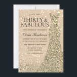 Goldkleidung Frauen 30. Geburtstag Party Sparkle Einladung<br><div class="desc">Goldkleidung Frauen 30. Geburtstag Party Sparkle Einladung Auch als digitaler Download Variationen der Einladung und passende Artikel in unserem Shop erhältlich</div>