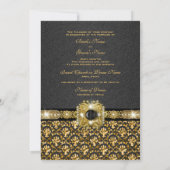 Goldklemme Einladung (Rückseite)