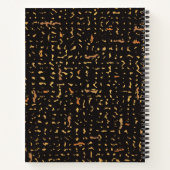 Goldkomposition Notizblock (Rückseite)