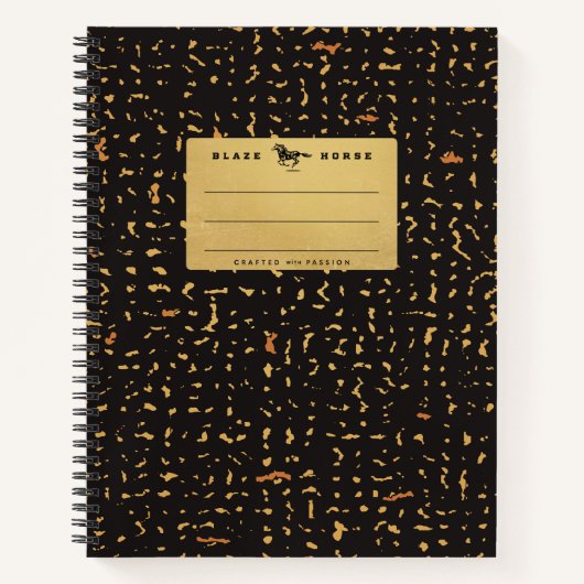 Goldkomposition Notizblock (Vorderseite)