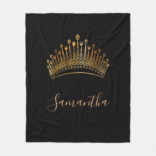 Goldkönigin, Prinzessin Tiara Fleecedecke (Vorderseite)