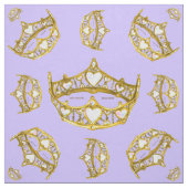 Goldkönigin Tiara periwinkle Stoff (Muster)