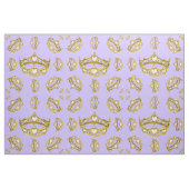 Goldkönigin Tiara periwinkle Stoff (Fat Quarter (45,7 x 55,9 cm))