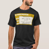 Goldkonzertkarte T-Shirt (Vorderseite)