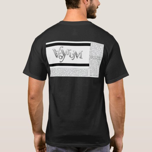 Goldkonzertkarte T-Shirt (Rückseite)