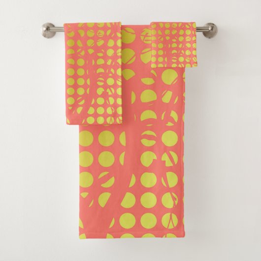 Goldkorallenmuster Badhandtuch Set (Insitu)