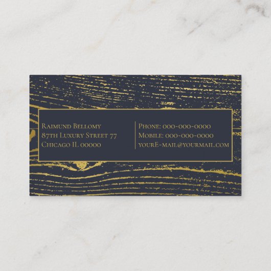 Goldkörner Visitenkarte (Rückseite)