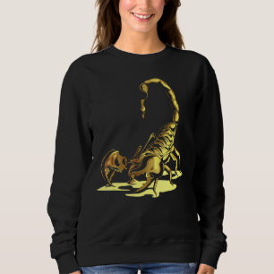 Goldkorpion Arachnid Scorpio Zodiac Sweatshirt
