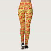 Goldköstliche Leggings (Rückseite)