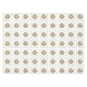 GoldKranz-frohe Weihnacht-Tischdecke Tischdecke (Vorderseite (Horizontal))