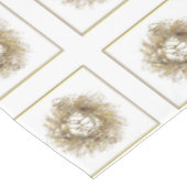 GoldKranz-frohe Weihnacht-Tischdecke Tischdecke (Schrägansicht)