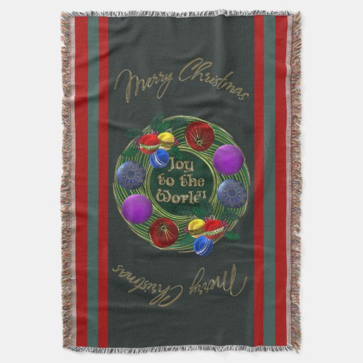 Goldkranz, lebhafte Ornamente auf Pine Green Decke (Vorderseite Vertikal)