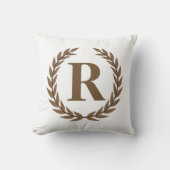 Goldkranz mit personalisierbarem Anfangskissen Kissen (Vorderseite)