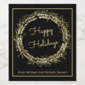 Goldkranz Weinetikett (Einzelnes Label)