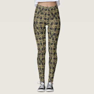Goldkratzer Golden Modern Glamour Einzigartiger Ch Leggings
