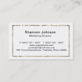 Goldkreis-Baum mit Butterly Visitenkarte (Rückseite)