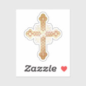 Goldkreuz Aufkleber (Blatt)