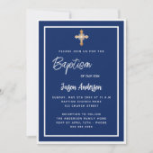 Goldkreuz der Taufinsel Einladung (Vorderseite)