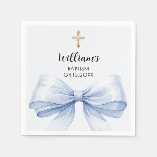 Goldkreuz des Baptismus Serviette (Vorderseite)