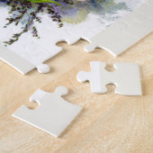 Goldkreuz mit weißer Blume Puzzle (Seite)