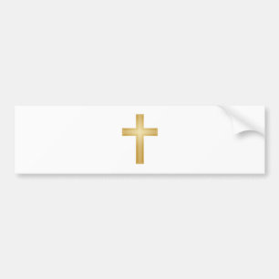 Goldkreuz/Ostern Autoaufkleber