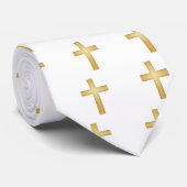 Goldkreuz/Ostern Krawatte (Gerollt)