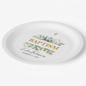 Goldkreuz Pappteller (Schrägansicht)