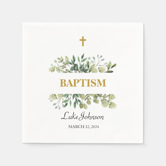 Goldkreuz Serviette (Vorderseite)