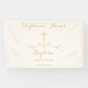 Goldkreuz und -lorbeer banner